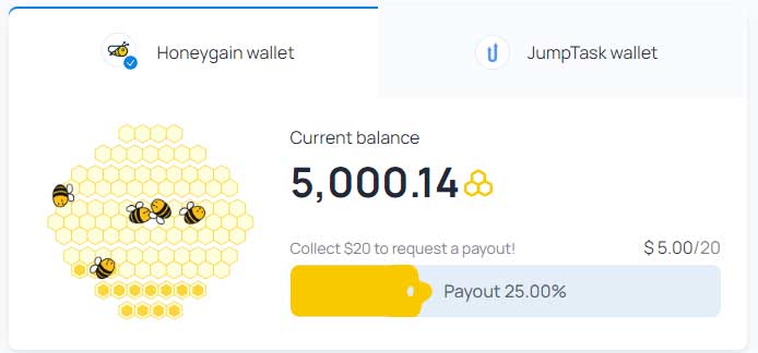 Honeygain wallet